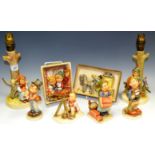 Hummel Figures - including table lamps,