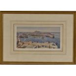 C M Woodward (early 20th century) St Ives, Cornwall signed, provenance to verso, watercolour, 12.