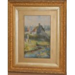 C** Johnson (early 20th century) River Cottage signed, watercolour, 39.