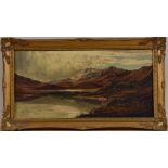 Charles Lea*** (19th century) Scottich Loch indistinctly signed, oil on canvas,