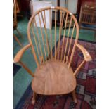 An Ercol Windsor rocking chair.