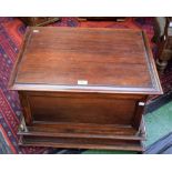 A Victorian mahogany Canterbury box