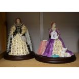 A Royal Worcester ceramic figure, Queen Elizabeth I, limited edition 1187/4500; another,
