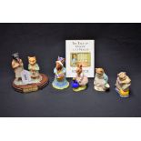 A Beswick Peter Rabbit figure, Ginger and Pickles, 2241/2750, on wooden base,