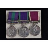 Medals, GSM/CSM/Army LSGC, group of three, Sgt. J.A. Spencer, REME, GSM 1918-62 EIIR/clsp.