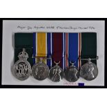 Medals, Major George Augustus Webb, 9th Northern Bengal Mounted Rifles, group of five,