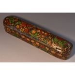 A 19th century Indian/Persian qalamdan pen box,