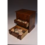Geology - a Victorian mahogany collector's chest,