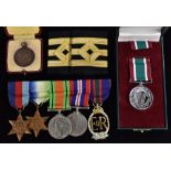 Medals, Matrimonial Groups: Lt. Cdr. John D. Stott, RNVR/RNR Grp. of 5 & Mrs A.