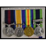 Medals, WW1, India Distinguished Service Medal, group of four, IDSM,