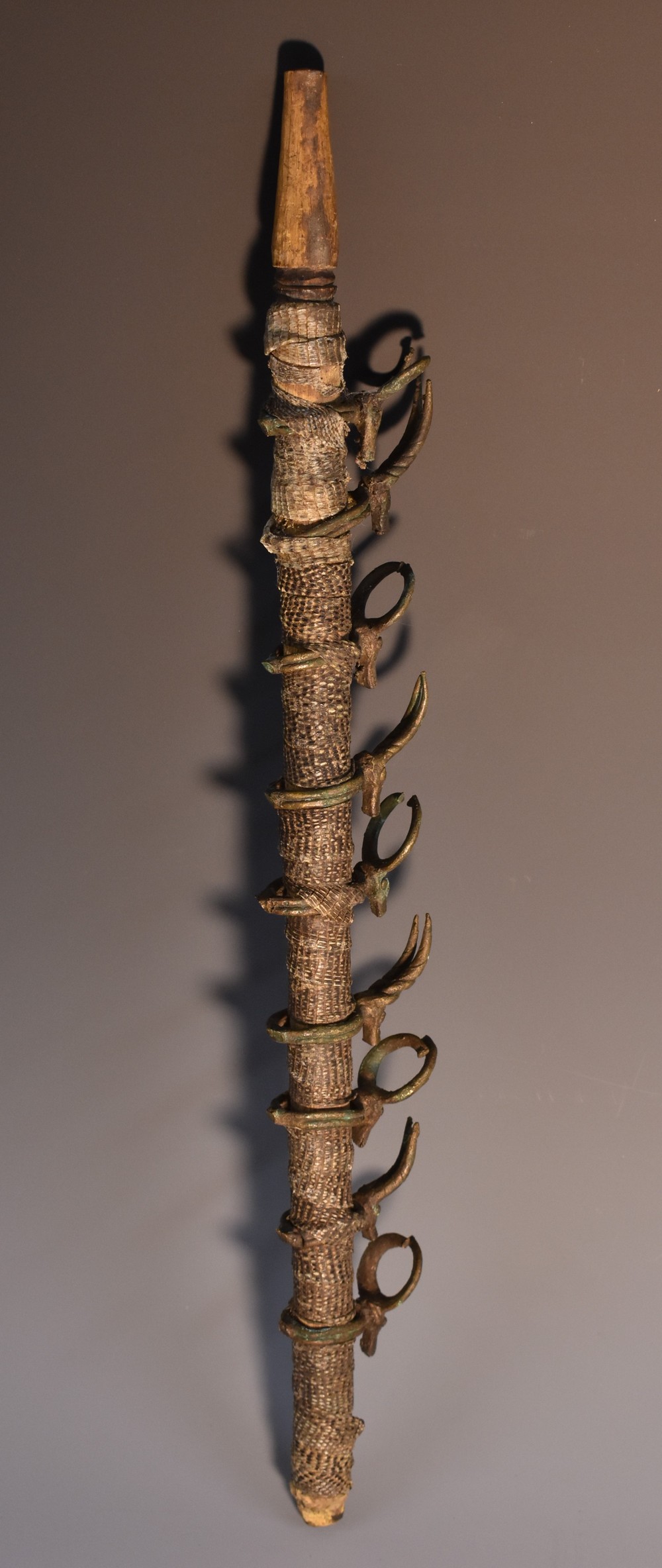 Tribal Art - an African senufo or bamoum pipe section,