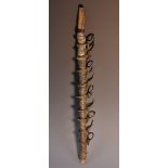 Tribal Art - an African senufo or bamoum pipe section,
