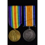 Medals, WW1, pair, Cpl. Alfred C.