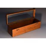 Musical Interest - an early 20th century mahogany shop counter display box,