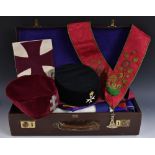 Friendly Society and Freemasonry - a collection of masonic regalia,in part named to 35984 Bro. C.A.