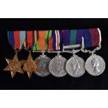 Medals, WW2, RAF, group of six, Chief Technician G.C.