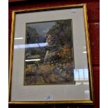 Michael Crawley Lionshead Rock, Dovedale, Derbyshire signed,