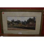 D**W Wild (late 19th century) River Ferry signed, dated 1871, watercolour,