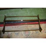 An Ercol plate rack