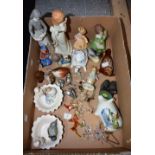 Ceramics and Glass - a Beswick Beatrix Potter Johnny Town Mouse; a Beswick Robin; a Wade figure,