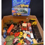 Toys - model cars, Dinky, Tonka, Britains, assorted, playworn,