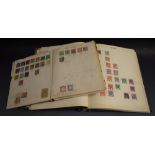 Stamps - a late 19th/ early 20th century all world stamp album inc German colonies,