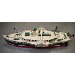 A mid 20th century scratchbuilt paddle steamer,