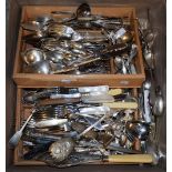 Flatware - including a quantity of Kings pattern; others,