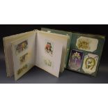 Greeting Cards - an album of vintage greeting cards and an album of greetings postcards