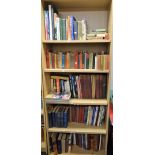 An extensive collection of books, mostly War and conflict related, meat trade volumes, Jazz books,