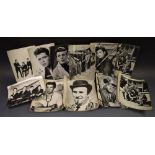 A collection of 89 1960's photographs, Gene Vincent, Cliff Richard, Teh Shadows, Buddy Holly,