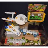 Diecast Space Vehicles - Corgi toys Buck Rogers Starfighter with Twiki, rockets,