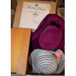 Millinery - a bowler hat, by Herbert Johnson, Bond Street,