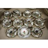 An India Tree Coalport coffee set;