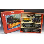 A clockwork Hornby Trains, O gauge Tank Goods set No.