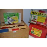 Meccano - a qty of 1957 Meccano sets,