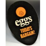 Advertising - Lion Eggs - as an egg covered in black velour,