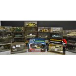 James Bond Toys - various cased die cast models of vehicles from the films Doctor No,