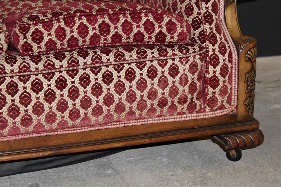 A 1920's three seater settee / sofa. - Image 2 of 3