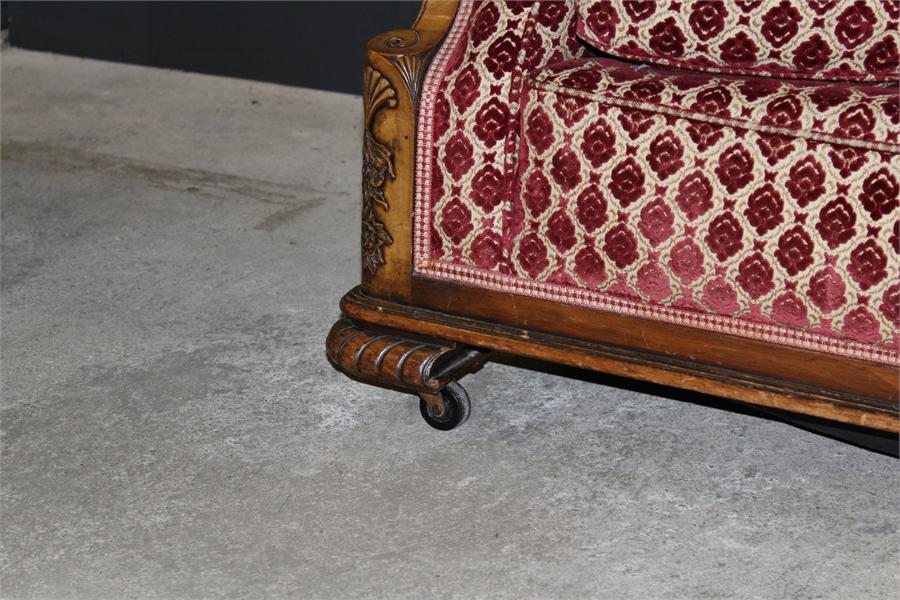 A 1920's three seater settee / sofa. - Image 3 of 3