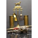 A Selection of brassware