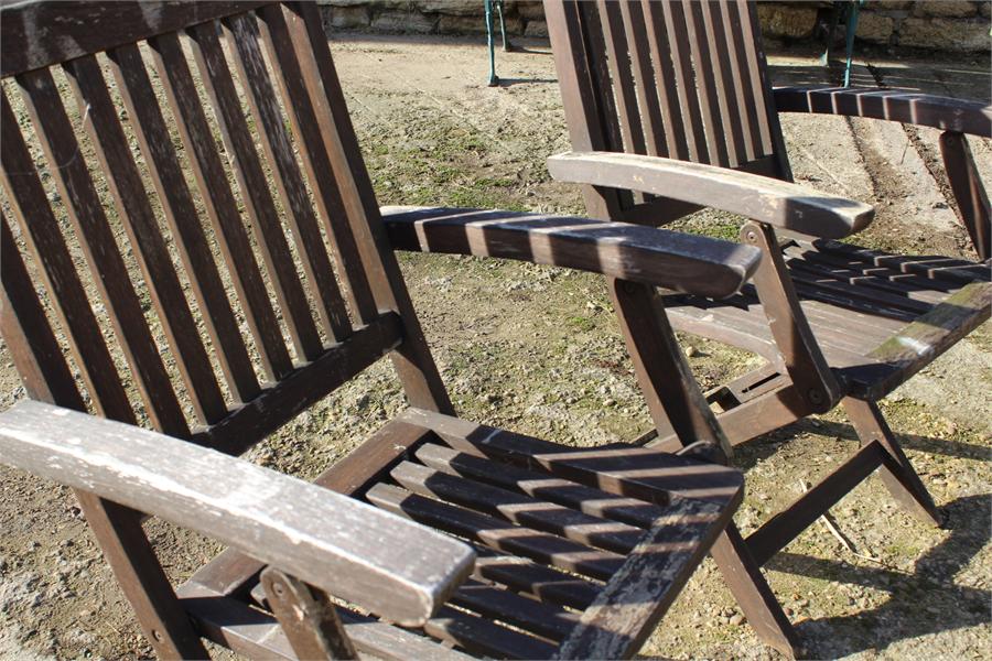 Two folding garden chairs. - Image 3 of 3