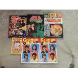 TV annuals 1960`s -1980`s TV Tornado, Grange Hill, Incredible Hulk and Fame.