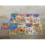 Retro collection of 1970`s -1980`s annuals inc.Tiger Tim, Whizzer and Chips, Sparky, and Shiver