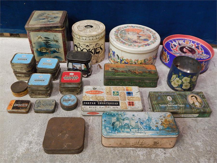 A group of biscuit and other tins - kitchenalia - Image 2 of 2