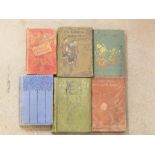 Vintage books 1920's - 1940's with ornate covers, inc. Children of Melby Hall.