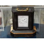 An Important Parisian Repeater Clock - Ed. Boucly A Paris on face, ebonised, boxwood and brass