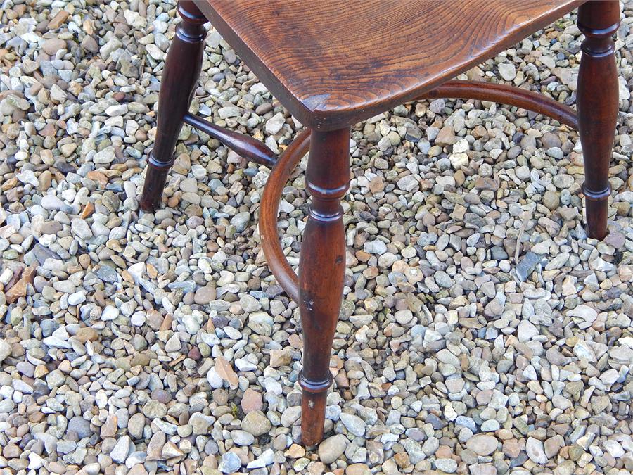 A matching set of four Lincolnshire windsor side chairs , circa 1815 , each signed " WILSON GRANTHAM - Image 26 of 38