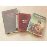 War books inc. 1901 Leather Diary, Illustrated compendium: 3 items in all.