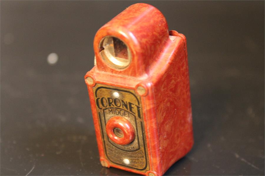 A Vintage Coronet Midget Bakelite Camera